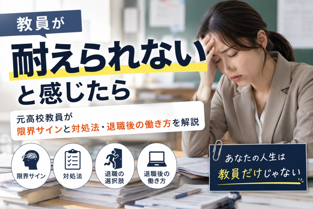 教員が耐えられない